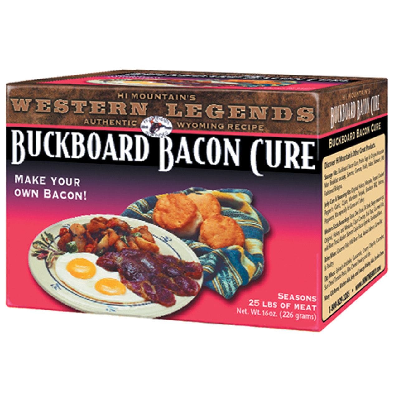 Hi Mountain Bacon Cure Buckboard Bacon