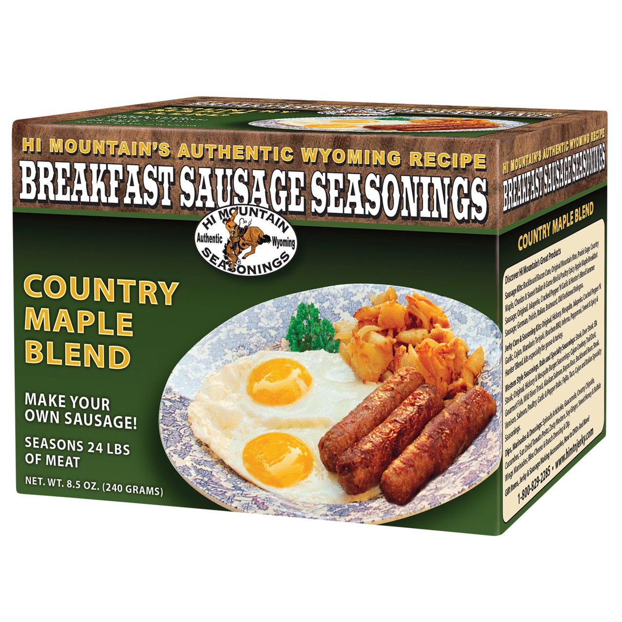 Hi Mountain Breakfast Sausage  Maple Blend