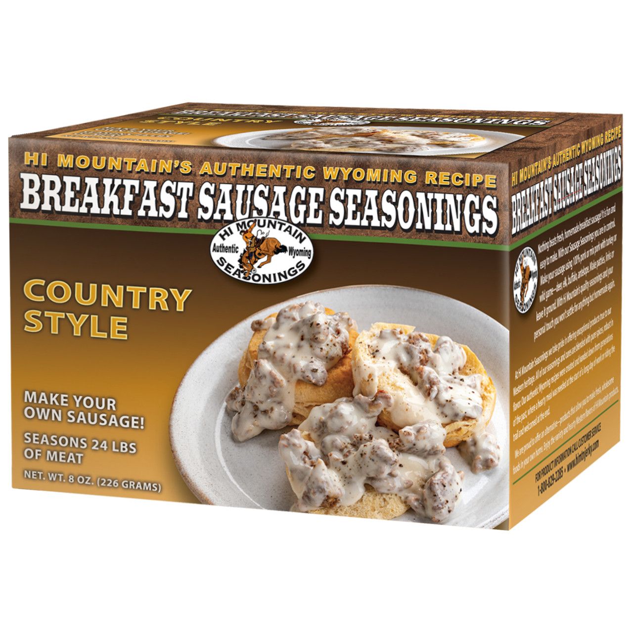 Hi Mountain Breakfast Sausage Country Style