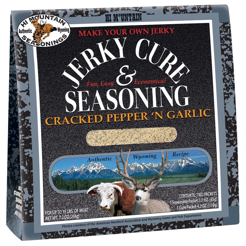 Hi Mountain Jerky Cures Cracked Pepper N Garlic Blend
