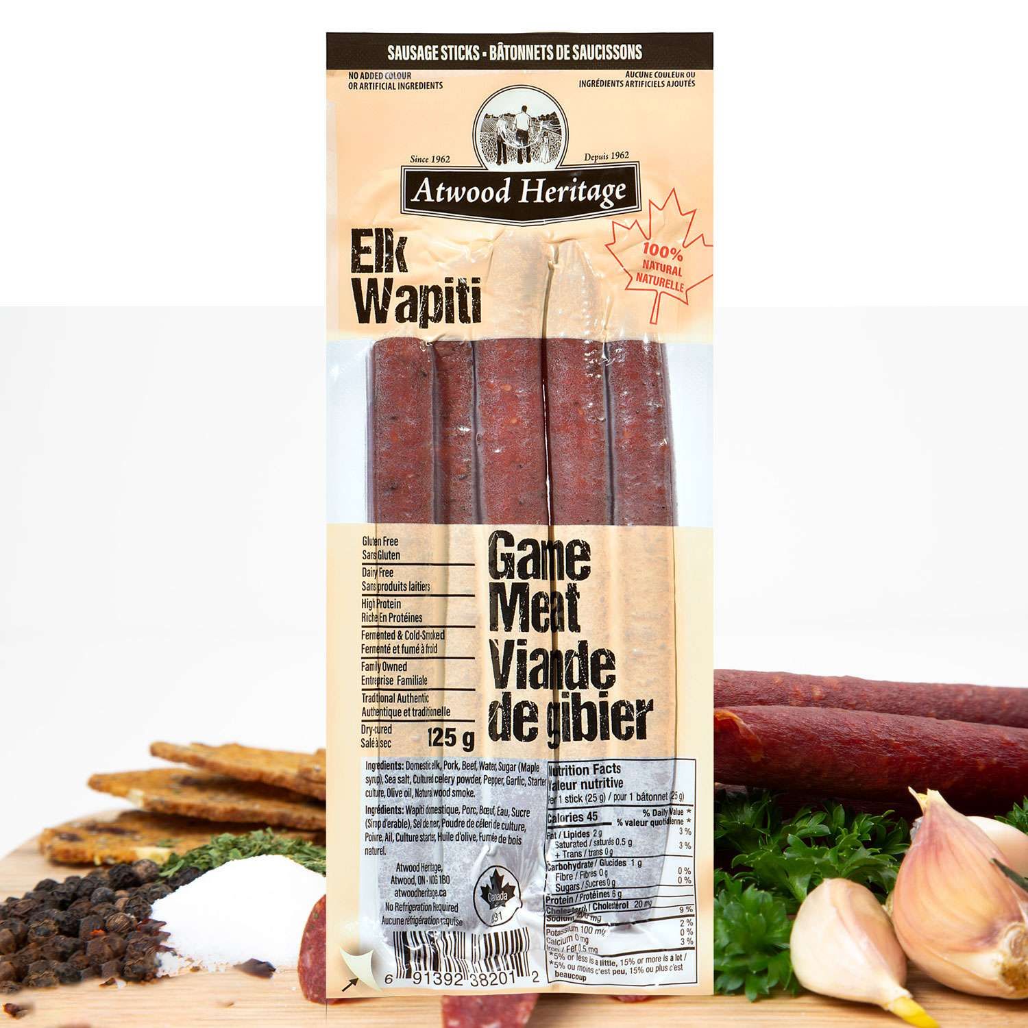 Atwood Heritage Elk 5pce Snack Stick