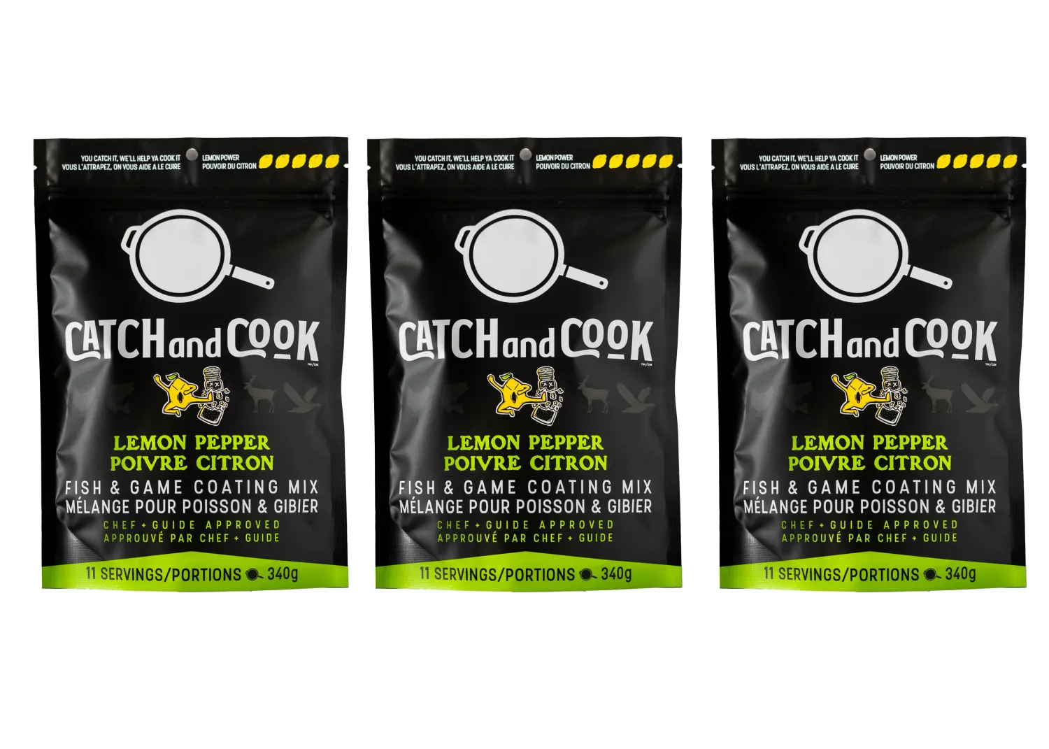 Catch and Cook Coatings Lemon Pepper