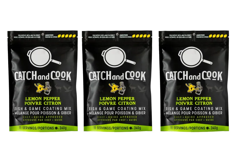 Catch and Cook Coatings Lemon Pepper