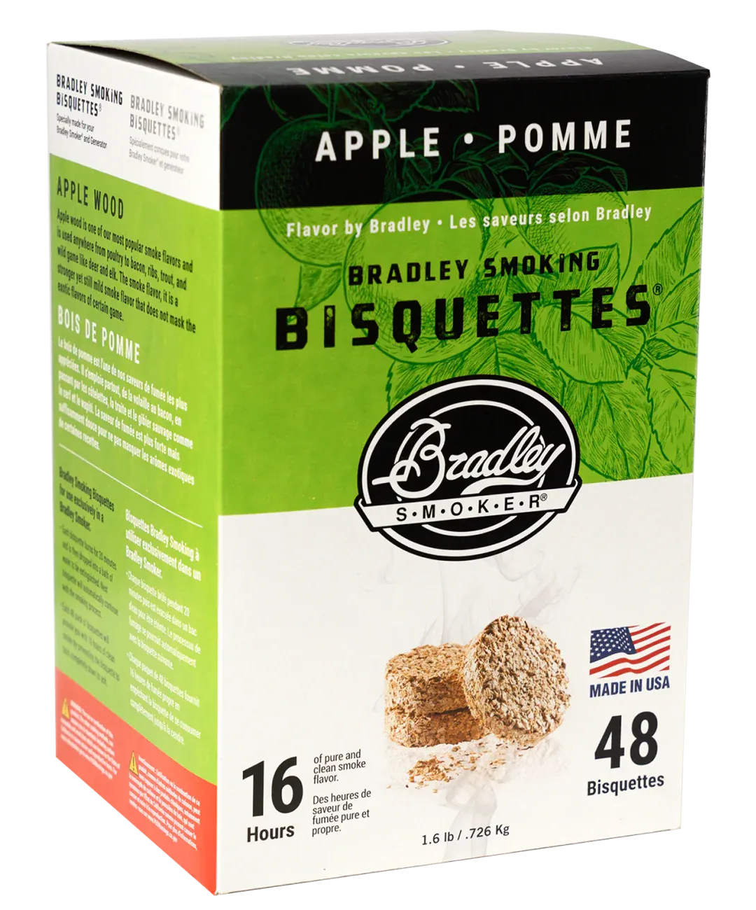 Bradley Bisquettes Apple 48 Pack