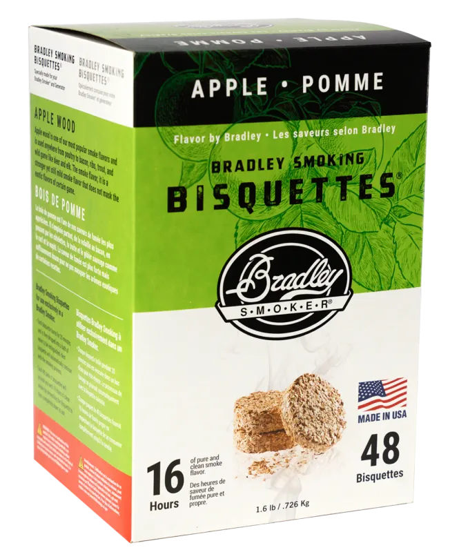 Bradley Bisquettes Apple 48 Pack