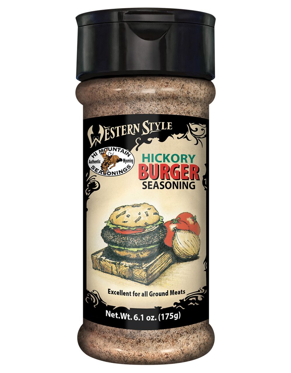 Hi Mountain Hickory Burger Seasoning 173g Hi Mountain Hickory Burger Seasoning 173g