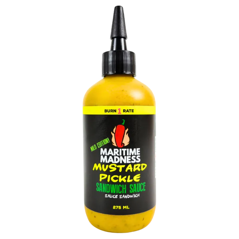Maritime Madness Mild Mustard Pickle Sandwich Sauce