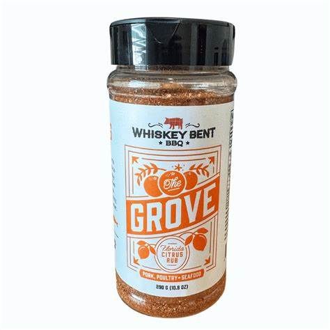Whiskey Bent The Grove Pork Poultry & Seafood Rub