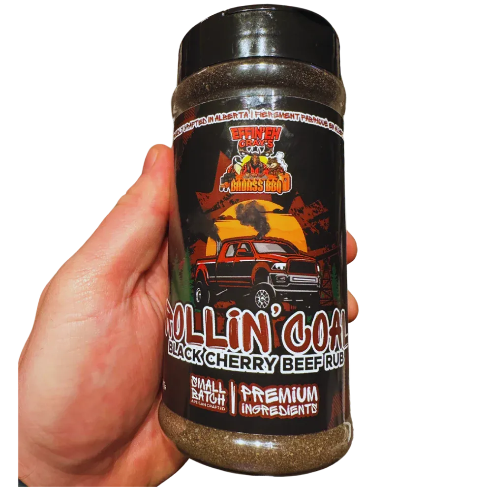 Effin'Eh Gray's Badass BBQ Rollin Coal Black Cherry Beef Rub