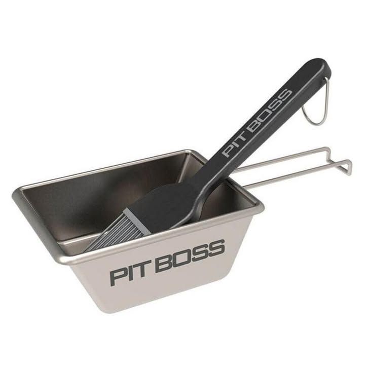 Pit Boss Griddle Sauce Pot & Brush Set