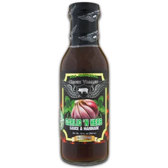 Croix Valley Garlic N Herb BBQ Sauce 354ml