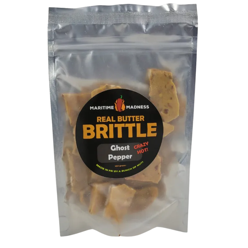 Maritime Madness Real Butter Brittle Ghost Pepper Crazy Hot