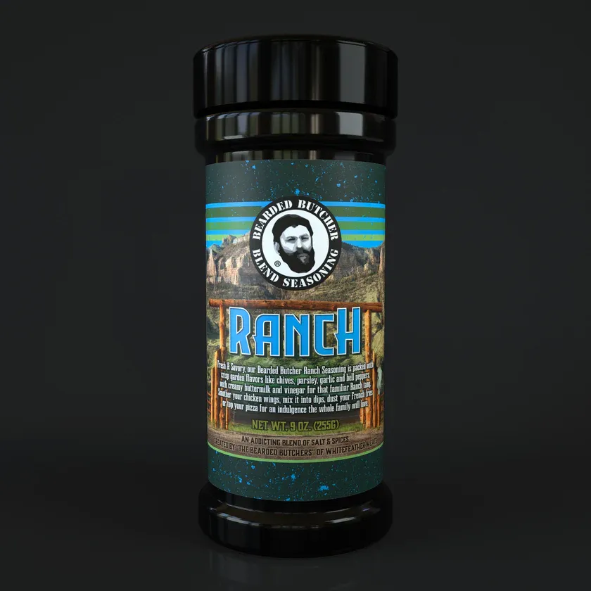 Bearded Butcher Seasoning Ranch Large Shaker 9oz