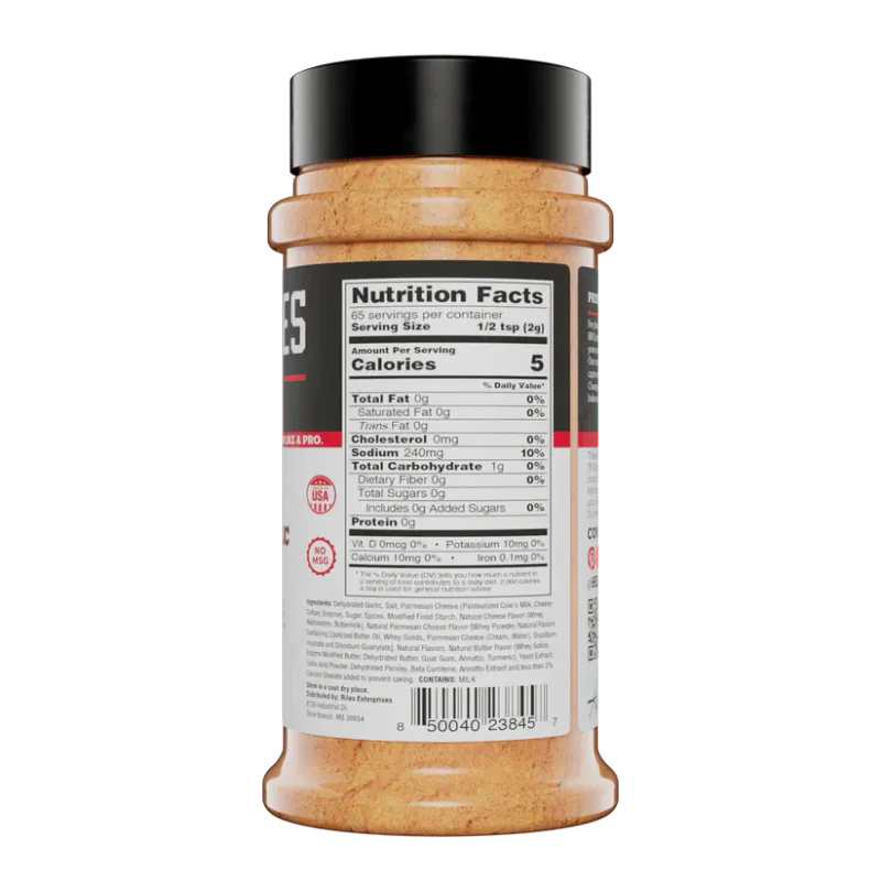 Heath Riles Parmesan garlic  Seasoning