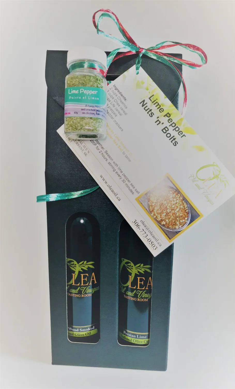 Olea Nuts & Bolts Lime Pepper Gift Pack