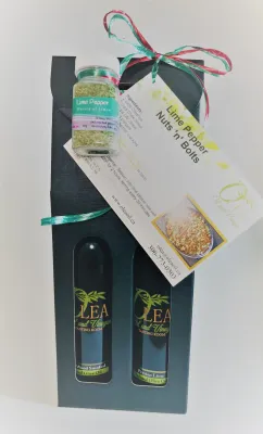 Olea Nuts & Bolts Lime Pepper Gift Pack