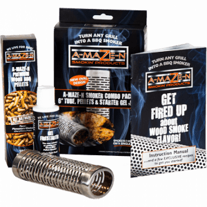 A-MAZE-N 6 COMBO PACK - 6” TUBE SMOKER, 12 OZ PITMASTER CHOICE PELLETS AND GEL FIRE STARTER – 4 OZ A-MAZE-N 6 COMBO PACK - 6” TUBE SMOKER, 12 OZ PITMASTER CHOICE PELLETS AND GEL FIRE STARTER – 4 OZ