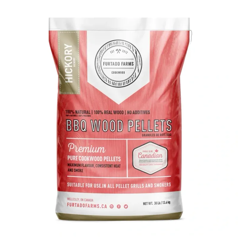 Furtado Farms Hickory BBQ Pellets 30lb Bag
