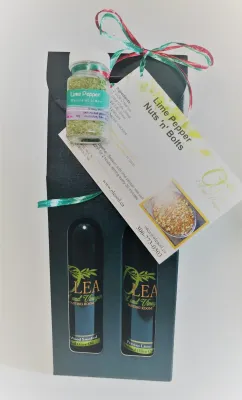 Olea Nuts & Bolts Lime Pepper Gift Pack Olea Nuts & Bolts Lime Pepper Gift Pack