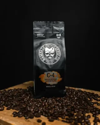 Rampage  Coffee C-4  Smooth Extreme Caffeine Blend GROUND 340g