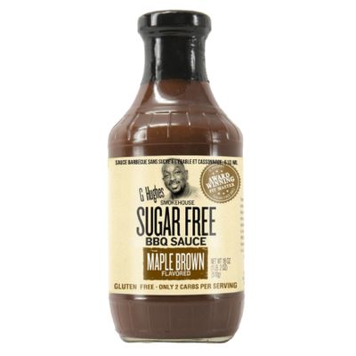 G. Hughes No Sugar Added Maple Brown Flavoured BBQ Sauce G. Hughes No Sugar Added Maple Brown Flavoured BBQ Sauce