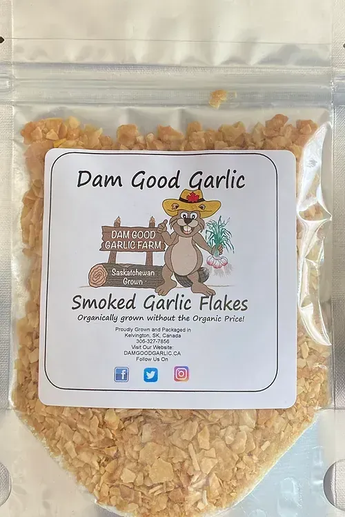 Dam Good Garlic Smoked Garlic Flakes