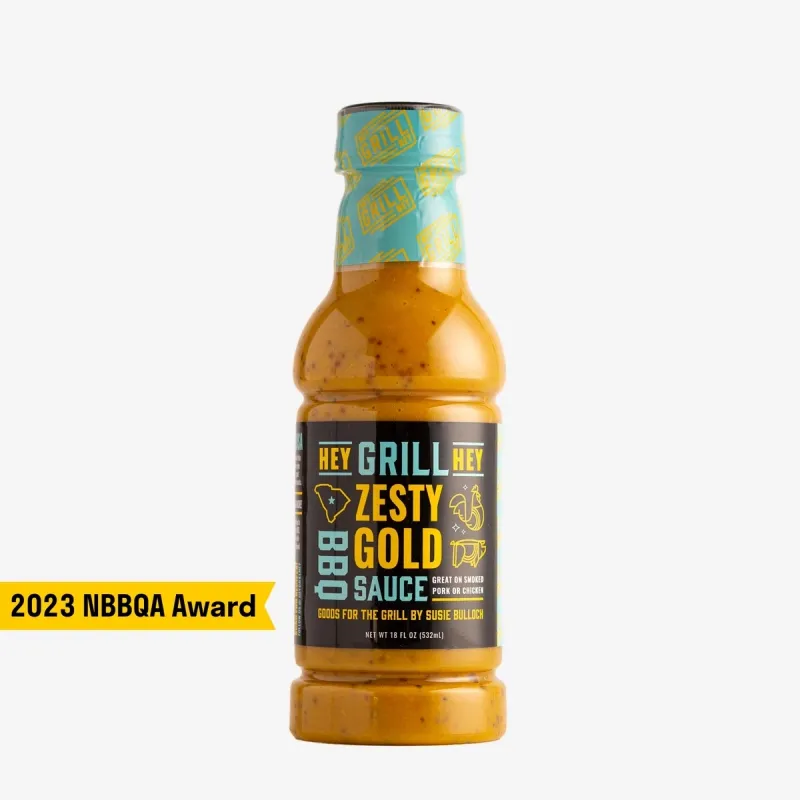 Hey Grill Hey Zesty Gold BBQ Sauce