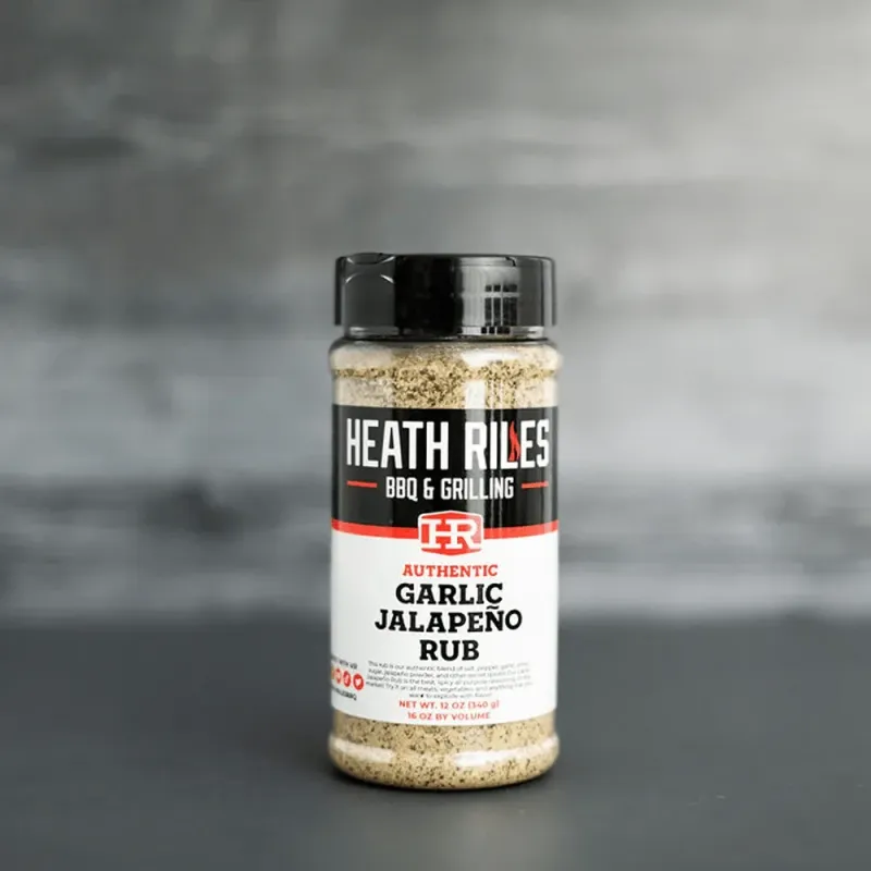 Heath Riles BBQ Garlic Jalapeño Rub 16oz