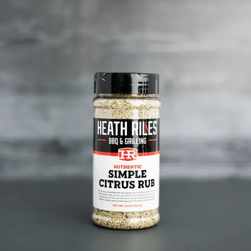 Heath Riles BBQ Simple Citrus Rub 16oz