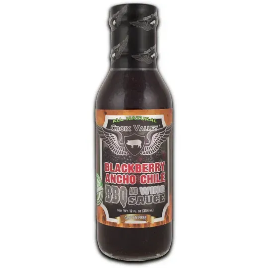 Croix Valley Blackberry Ancho Chili BBQ Wing Sauce
