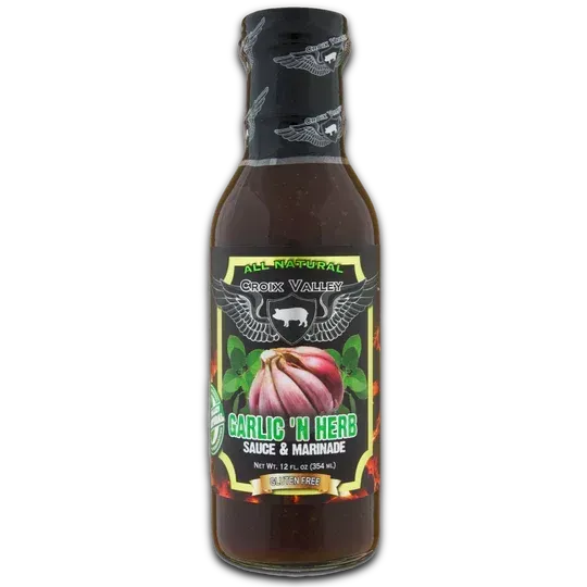 Croix Valley Garlic N Herb BBQ Sauce 354ml