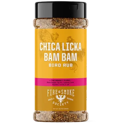 Fire & Smoke Chica Licka Bam Bam Bird Rub Fire & Smoke Chica Licka Bam Bam Bird Rub