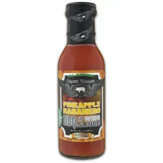Croix Valley Pineapple Habanero BBQ & Wing Sauce