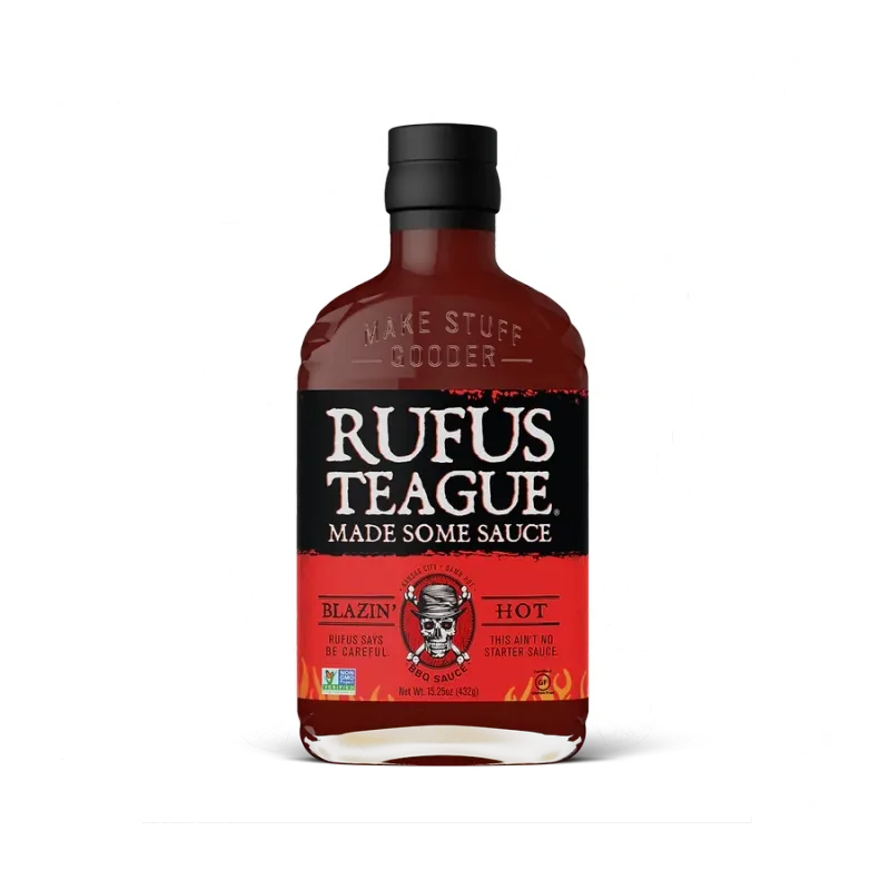 Rufus Teague Blazin Hot BBQ Sauce 16oz