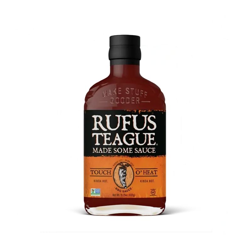 Rufus Teague Touch of Heat BBQ Sauce 16oz