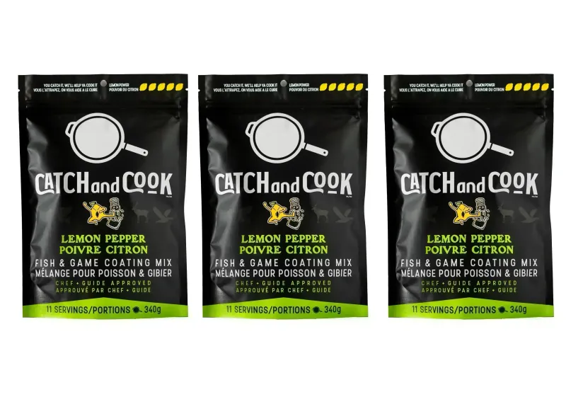 Catch and Cook Coatings Lemon Pepper