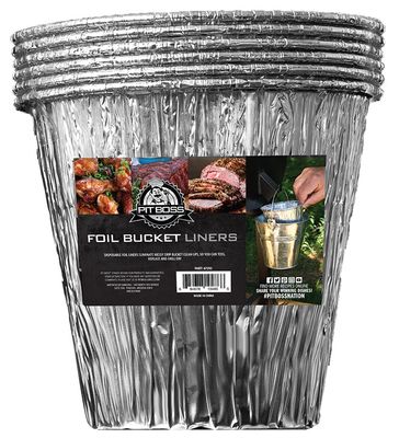 Pit Boss 6-pack Foil Bucket Liners Pit Boss 6-pack Foil Bucket Liners