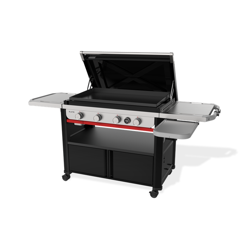 Weber 36" Slate Rust Resistant Griddle With Flip Up Side Shelf LP