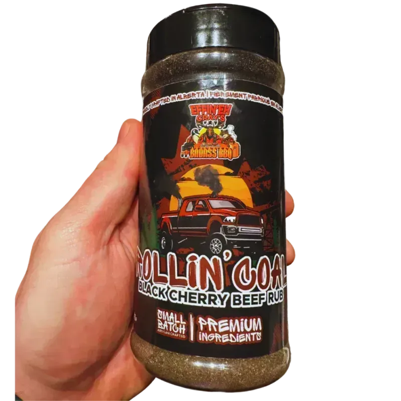 Effin'Eh Gray's Badass BBQ Rollin Coal Black Cherry Beef Rub