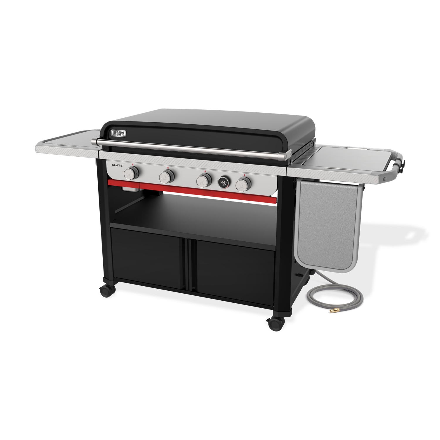 Weber 30 Weber 30" Slate Rust Resistant Griddle With Flip Up Side Table NG