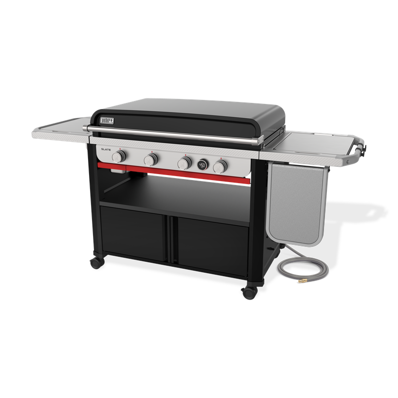 Weber 30" Slate Rust Resistant Griddle With Flip Up Side Table NG