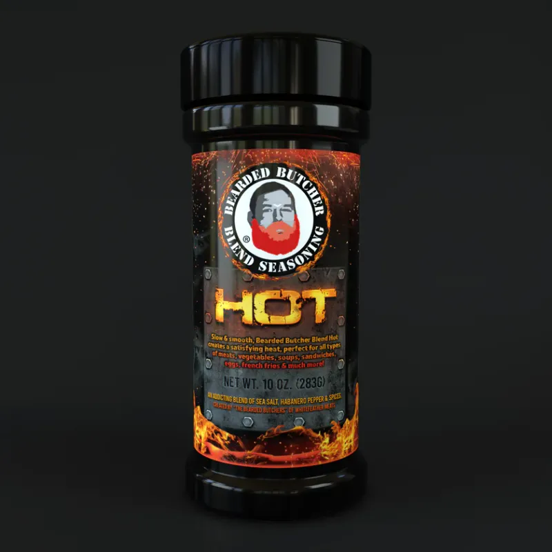 Bearded Butcher Blend Seasoning Hot 10oz