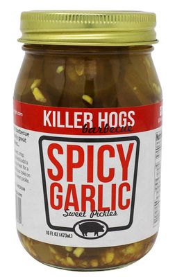 Killer Hogs Spicy Garlic Pickles