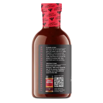 Fire & Smoke Sweet Preacher BBQ Sauce