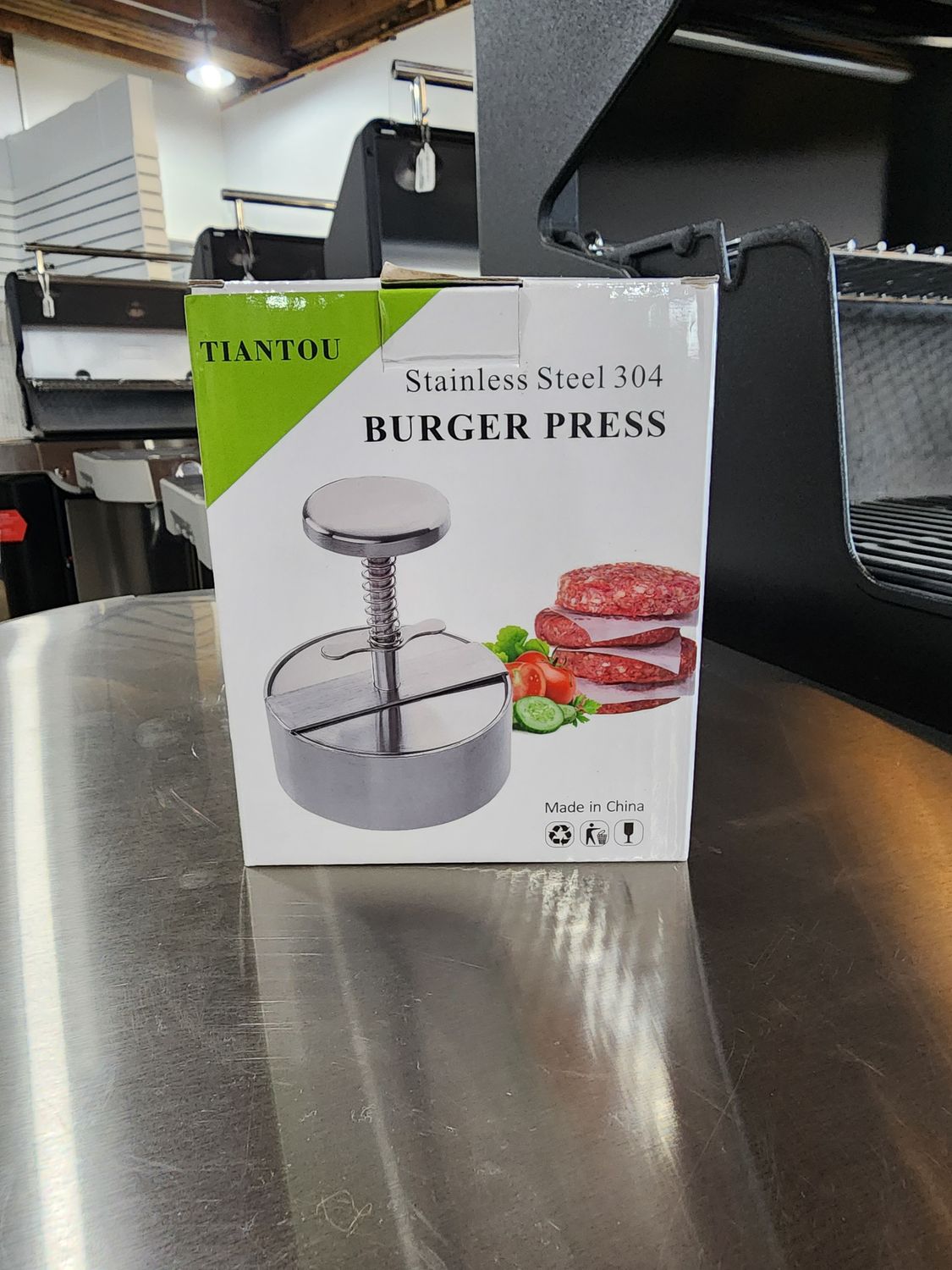 Stainless Steel Adjustable Hamburger Press