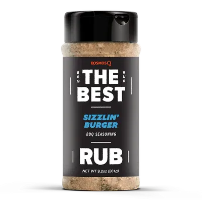 Kosmos Q The Best Sizzlin' Burger Rub
