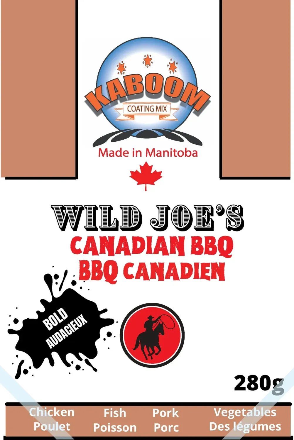 Kaboom Coating Mix Wild Joe's Canadian BBQ