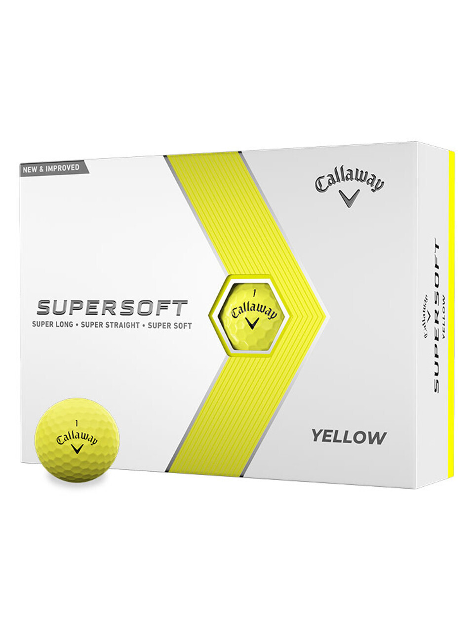 Callaway Supersoft Golf Balls YELLOW