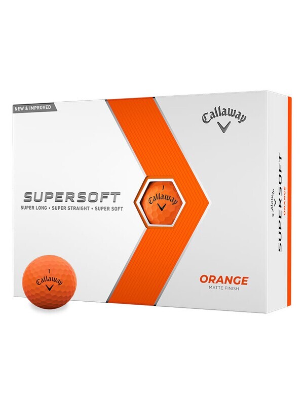 Callaway Supersoft Golf Balls ORANGE