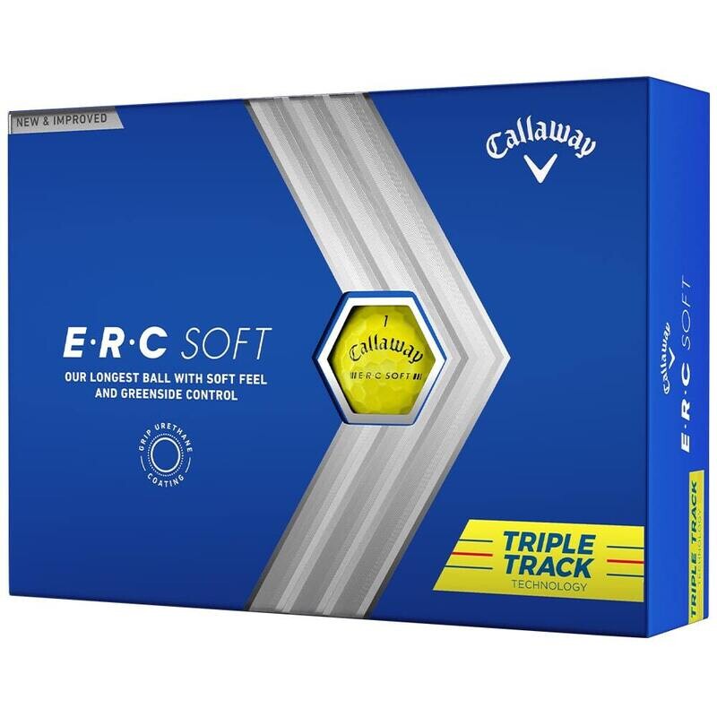 Callaway ERC Soft Triple Track Golf Balls Yellow